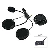 zedreammy V6 1200M Intercom Motorcycle Helmet Headset BT Motorbike-Interphone Accessory