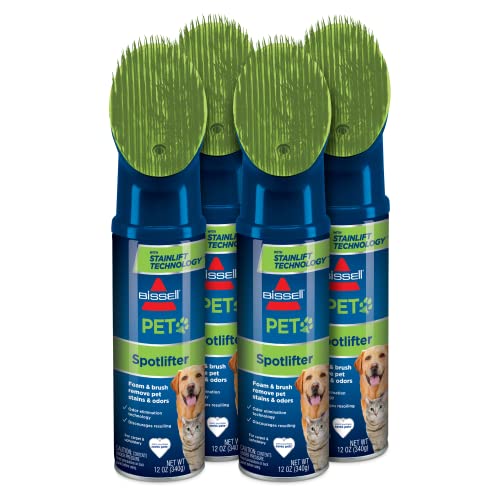 BISSELL Spotlifter Pet Carpet and Upholstery Cleaner with Brush Head - 4 Pack, 93523