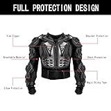 Motorcycle Protective Jacket Full Body Armor Protection Dirt Bike Gear ATV Protective Safety Gear Riding Racing Armor Motocross Protector Jacket Men Women For Off-Road Motorbike Cycling Skiing Skating