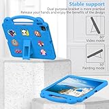 AKABEILA Compatible with Huawei MediaPad M3 Lite S 8.0/Samsung Tab A 8.0 2019 T290/T295/Tab A7 Lite 8.7 T220/T225 2021 Tablet Case, Kids Case with Shoulder Strap & Stand Handle Sky Blue