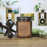 Doctor Graduation Gifts for Women Men 2025, Phd Doctorate Medical School Degree Gifts for Her Him, Look at You Becoming A Doctor, Dentist Present, Unique, Funny, Bamboo Scented, Handmade in USA