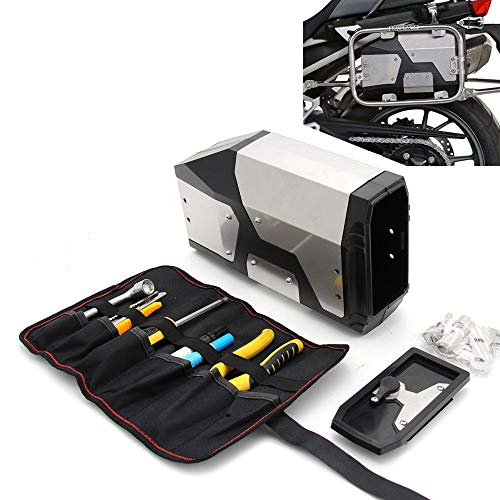 GUAIMI Motorcycle Stainless Steel Box Toolbox Gear Box Compatible with R1200GS LC/ADV 2013-2018 R1250GS/ADV R1200GS/ADV 2005-2013