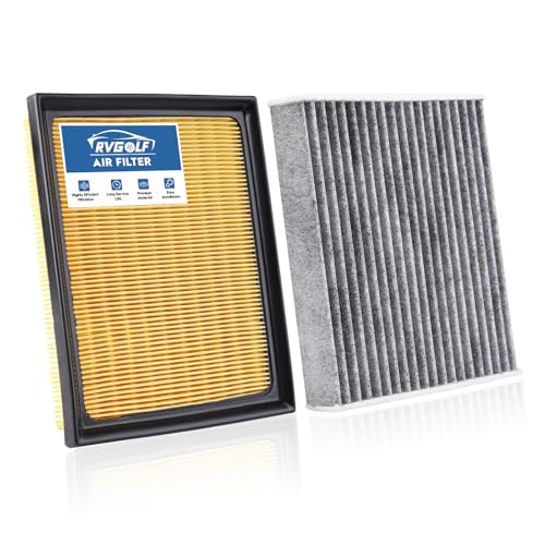 RVgolf Engine+Cabin Air Filters Fit for Toyota Prius (1.8L), RAV4 (2.5L), Lexus CT200h (1.8L), NX300h (2.5L) All for Hybrid Engine Air Filter Replacement Accessories# 17801-37020 CF10285
