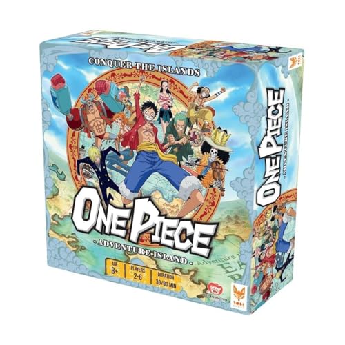 One Piece Adventure Island | Board Game | from TOPI Games | Assemble Your Pirate Crew and Sail The High Seas with Luffy and The Strawhats | 2-8 Players | 30-45 Min | Ages 8+