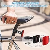 PerfiPro Airtag Bike Mount, Hidden Bike GPS Tracker Case for Apple Airtag, Airtag Bike Seatpost Reflector Mounts, Anti-Theft Airtag Holder for Bike, Electric Bicycle, Scooter