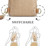 INICAT Summer Straw Bag Small Sling Beach Bag Crossbody Bags for Women