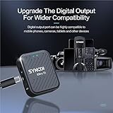 Synco G1 A2 PRO Camera Microphone Wireless Lavalier Mic with Charging Case for Phone Smartphone Type-c Professional Studio YouTube Charging (Synco G1 A2 Pro)