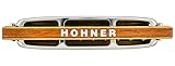 Hohner Harmonica 532 Blues Harp MS - Key of A Bundle with Case, Pouch, Harmonica Beginner Online Manual, and Austin Bazaar Polishing Cloth