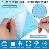 Yahenda 200 Pack Toilet Seat Covers Disposable Extra Large Individually Wrapped Toilet Seat Cover for Adults and Kids Potty Training Waterproof Travel Potty Seats Mats for Kids Adults Public Bathroom