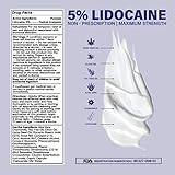 BASE LABORATORIES Tattoo Numbing Cream | 5% Lidocaine Cream Maximum Strength | 8oz (Pack of 2 x 4oz) I Numbing Cream for Tattoos | For Pain Sensitivity Before & After Skin Procedures