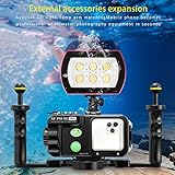 Sea frogs Waterproof Phone Housing Compatible with iPhone and Android Molile Phone IPX8 40m/130ft Maximum Diving Depth Underwater Phone Case for Diving, Surfing, Rowing, Skiing