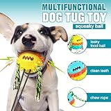 Dog Toys for Aggressive Chewers Interactive Indestructible Puzzle Stimulating Chew Toy Suction Cup Tug of War Enrichment Rope Boredom Busy Self Play Food Teething Puppy Dispensing Squeaky Ball Dogs