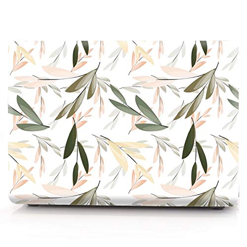JINXIUS Floral Case Compatible with Huawei Matebook D14 D15 2019 2020 2021 Map Leaf Hard Laptop Cover Compatible with Matebook D 14 15 2019 2020 2021 (Color : Leaf 21, Size : for Matebook D15)