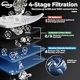 iSpring CRO2000 4-Stage Tankless Commercial Reverse Osmosis Drinking Water Filtration System w/Pumps, Pressure Gauges, and Freestanding Stainless Steel Bracket, for Restaurants and Small Businesses