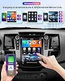 4G+64G Android 13 Radio for Toyota Fortuner Hilux 2005-2014, Rimoody Car Stereo CarPlay Android Auto 9.7 inch Touchscreen GPS WiFi Mirror Link Bluetooth FM/RDS EQ USB + Backup Camera