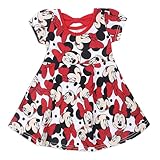 Disney Baby-Girls Minnie Mouse Rock The Dots Dresses, Red, 18 Months (Pack of 2)