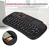 Zopsc Keypad for Android Remote Control 83-Key USB Mini Keyboard Handhold Keyboard with Touchpad