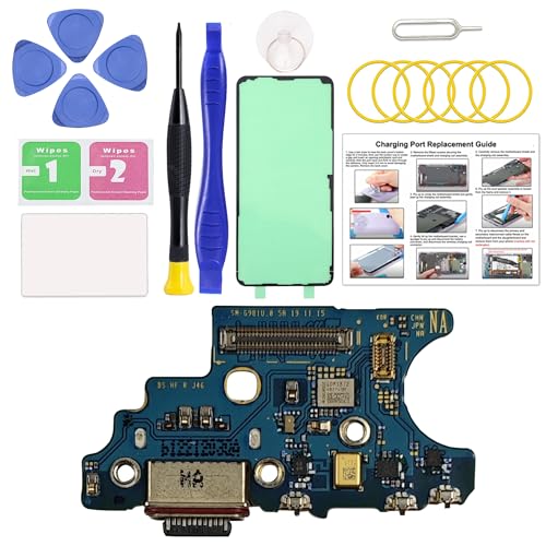 for Galaxy S20 USB Charging Board Port Replacement US Version, Type C Dock Board Connector for Samsung Galaxy S20 SM-G981U/U1/W/V with Tools & Instruction