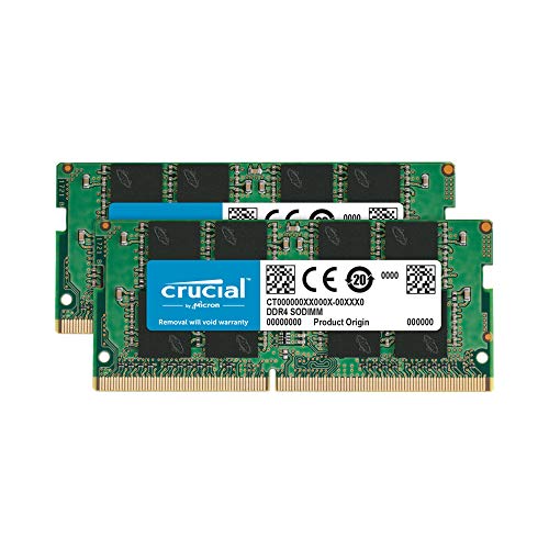 Crucial RAM 32GB Kit (2x16GB) DDR4 2400 MHz CL17 Laptop Memory CT2K16G4SFD824A