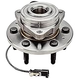 Detroit Axle - 2 Front Wheel Bearing Hubs for Chevy GMC Silverado Sierra 1500 Tahoe Suburban Yukon XL Cadillac Escalade ESV XTS, Wheel Bearing and Hubs Assembly Set Replacement Pair Hubs