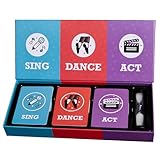 Sing, Dance, Act | The Performance Party Game | 3+ Players | School Games | Family Games | Stocking Stuffers | Birthday Gift |