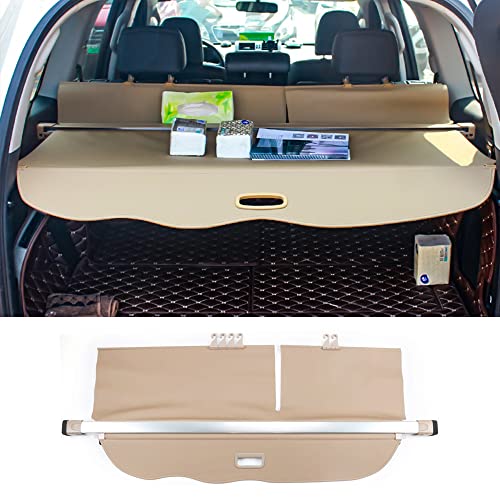 RONGSEN for Toyota Land Cruiser Prado 150 Lc150 Fj150 2010-2023 Interior Design Accessories Partition Storage Curtain, Trunk Cover (Beige 7seats)