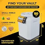 Gamma2 Vittles Vault Pet Food Storage Containers - Sealed Dog and Cat Food Storage Container, Fits up to 50lbs, Made in the USA - [14"L x 20"H]