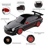 BEZGAR Porsche Remote Control Car - Officially Licensed Porsche 911 GT3 RS Toy Car 1:24 Porsche RC Car Model Vehicle Gift for Boys,Girls,Teens and Adults (39900 Black)