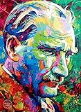 Anatolian Puzzle - Mustafa Kemal Ataturk (2018), 1000 Piece Jigsaw Puzzle, #1077, Multicolor