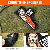 XMJY I Saw That Patch, 1Pc Hook and Loop Morale Tactical Patch, Funny Embroidered Meme Patches for Backpacks, Vests, Jackets, Jeans, Hats