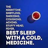 Vicks NyQuil Severe, Nighttime Relief of Cough, Cold & Flu Relief, Sore Throat, 2-12 FL OZ Bottles VapoShower Plus, Shower Bomb Tablets, Strong Soothing Non-Medicated Vapors, 12 Tablets,