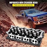 Happybuy Turbo Diesel Truck Cylinder Head 6.0L, 18mm, Bare Casting, No Core, for Ford F150 & F250 2000-2008