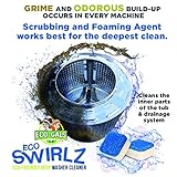 Eco-Gals Eco Swirlz Washing Machine Cleaner with Bonus Eco Scrubz Dishwasher Cleaner Add On 36 Count Deep Cleaning Tablets