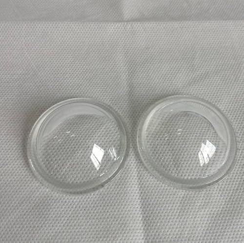 Generic Southst 78mm Optical Glass Concave Convex Glass Lens Height 37mm For LED Spotlights Lantern Mining Lights Flashlightn (Color: 2PCS)