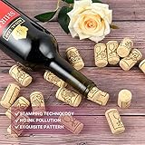 Aemygo 200 Pcs Natural Wine Corks Straight Corks Wine Stopper Decorative Crafts Corks for Bottled Wine Crafting Decor (R-1)