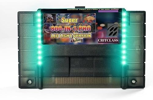 800 in 1 Multi Game Cartridge LED Version for Super Nintendo Game Console