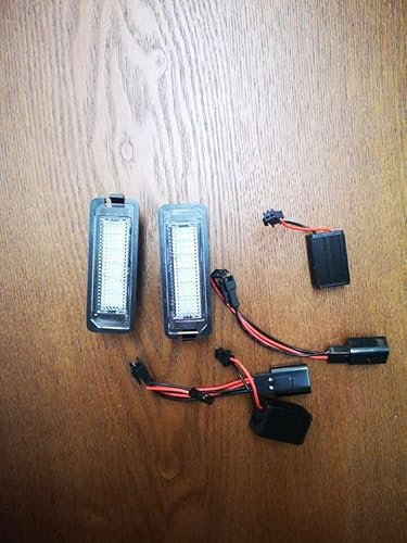2x LED License Number Plate Light Lamp Fit for VW Caddy T5 Golf Jetta MK5 Error Free