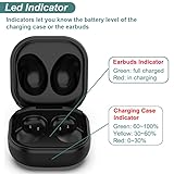 Charging Case for Galaxy Buds Live SM-R180, Replacement Charger Dock Station for Samsung Galaxy Buds Live Wireless Bluetooth 5.0 Earbuds (Black)