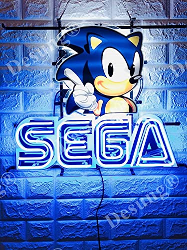 19"x15" Sega Arcade Neon Sign Light (MultipleSizes) HD Vivid Printing Technology Man Cave Beer Bar Pub Handmade Real Glass Tube Lamp NT31