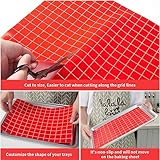 Silicone Baking Mat Roll 16IN*5FT Free Cutting, Non-Slip Pastry Mat, Non-Stick Reusable Air Fryer Liner, Oven Liners, Counter Mat, Freeze Dryer Mat, Easily Cut to Size Fit All Ovens Pans Tins Dishes