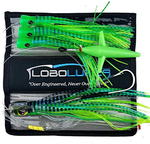 Lobo Lures #200 Mahi-Mahi Slayer Pelagic Magic Daisy Chain Marlin & Tuna Trolling Lure Urethane USA Made