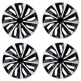 Hubcap Wheel Cover Replacement R14 Hub Caps Universal Wheel Rim Cover ABS Material Exterior Accessories for Car Truck SUV -Set of 4