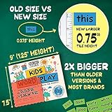 Kids Word Play – 632 Fridge Magnets for Children – Explore Sentence Building, Writing, Poetry, and Imagination with Magnet Words for Your Refrigerator – Includes Color-Coded Tiles