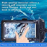 Puccy Case Cover, Compatible with Haier Elegance E9 Black Waterproof Pouch Dry Bag (Not Screen Protector Film)