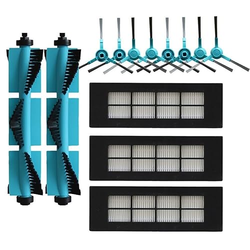 KoovDem Roller Brush Hepa Filter Side Brush Fit for Cecotec Conga 3090 Series Vacuum Cleaner