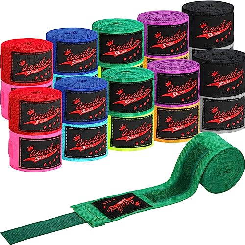 Lenwen 10 Pairs 120 Inch Boxing Wraps Bulk Gift Mexican Style Boxing Gloves Muay Thai MMA Hand Wraps for Men Women Youth Boxer Beginner