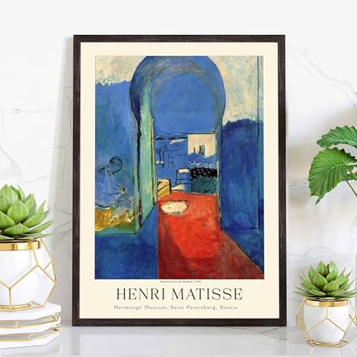 Henri Matisse Poster Prints, Matisse Prints Museum Gallery Exhibition Poster- Henri Matisse Paintings, Matisse Art Works, Matisse Prints- Henri Matisse Exhibition Poster, Vintage Print, Home Wall Art, Office Wall Decor- 12x18 Inches