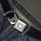 Buckle-Down mens Buckle-down Seatbelt Black Xl Belt, Black, 1.5 Wide - Fits Pant Size 32-52 US