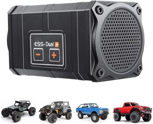 Engine Sound Simulator, Sense Innovations ESS Dual+ Engine Sound Simulated Module Set for TRX4, Axial Wraith SCX10 SCX10 II Engine Sound Simulation System