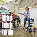 Westinghouse WPX3200e Electric Pressure Washer, 3200 PSI and 1.76 Max GPM, Induction Motor, Onboard Soap Tank, Spray Gun and Wand, 5 Nozzle Set, for Cars/Fences/Driveways/Homes/Patios/Furniture, Blue